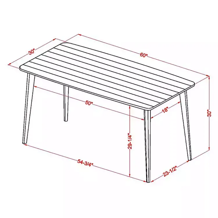 Kirklands Home Dining Tables|Dark Wood and Metal Dining Table Gray