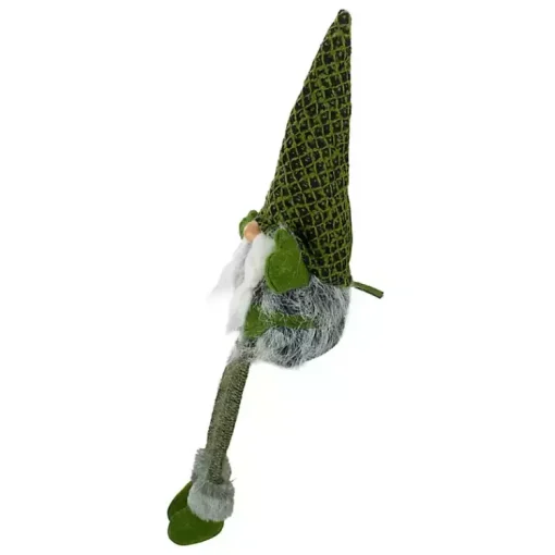 Dark Green Gnomette Shelf Sitter Christmas Decorations