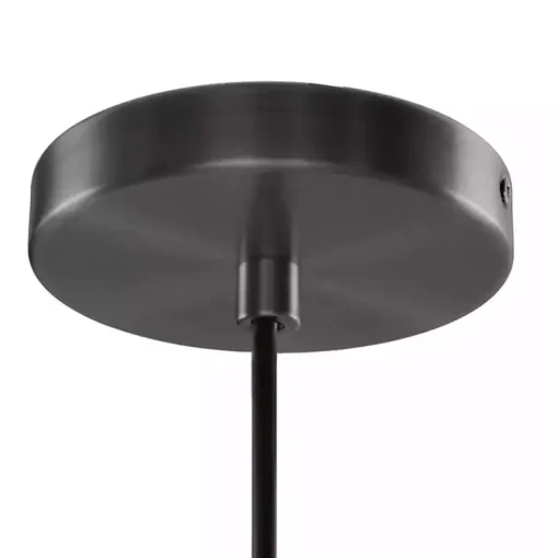 Kirklands Home Chandeliers & Pendant Lighting|Dark Metal Glass Avalon Pendant Light Gray