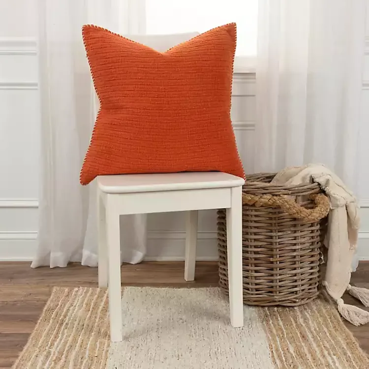 Sale Dark Subtle Striped Oversized Pillow Pillows