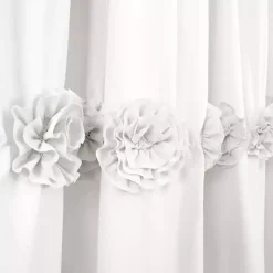 Kirklands Home Shower Curtains|Darla Floral Shower Curtain White