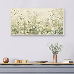 Kirklands Home Canvas Art|Daytime Daises Framed Canvas Art Print