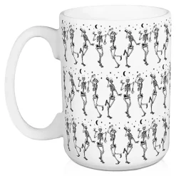 Death Before Decaf Halloween Mugs, Set of 2 Halloween