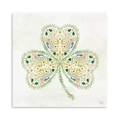 Decorative Shamrock Canvas Art Print St Patricks Day Decorations