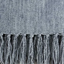 Sale Demin Chenille Fringe Throw Blankets & Throws