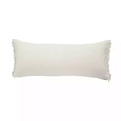 Online Denim Blue Braided Stripe Lumbar Pillow Pillows