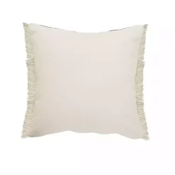 New Denim Blue Braided Stripe Throw Pillow, 24 in. Pillows