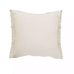 New Denim Blue Braided Stripe Throw Pillow, 24 in. Pillows