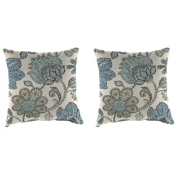 Kirklands Home Outdoor Cushions & Pillows|Denim Busan Outdoor Pillows, Set of 2