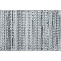 Kirklands Home Outdoor Rugs|Denim Woven Lines Indoor/Outdoor Accent Rug, 2x2 Blue