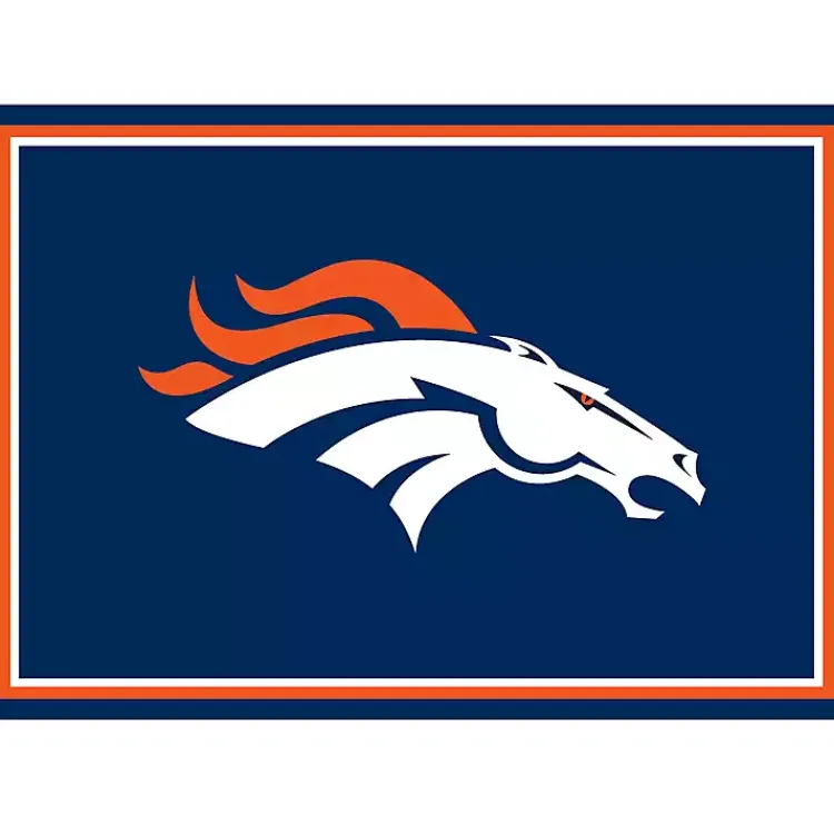 Kirklands Home Area Rugs|Denver Broncos Area Rug, 3x4 Blue