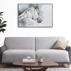Kirklands Home Canvas Art|Derby Hand Embellished Horse Framed Canvas Print