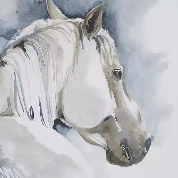 Kirklands Home Canvas Art|Derby Hand Embellished Horse Framed Canvas Print