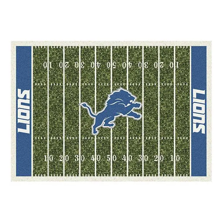 Kirklands Home Area Rugs|Detroit Lions Home Field Area Rug, 6x8 Blue