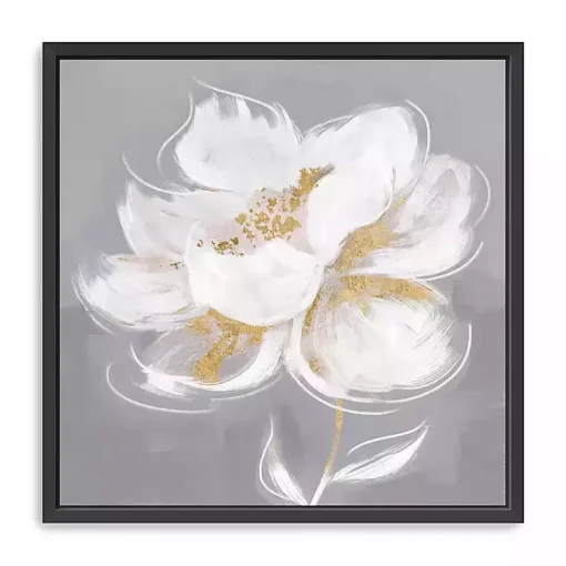Kirklands Home Framed Art|Devine Bloom Framed Canvas Art Print