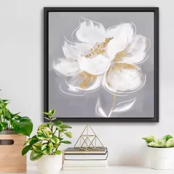 Kirklands Home Framed Art|Devine Bloom Framed Canvas Art Print