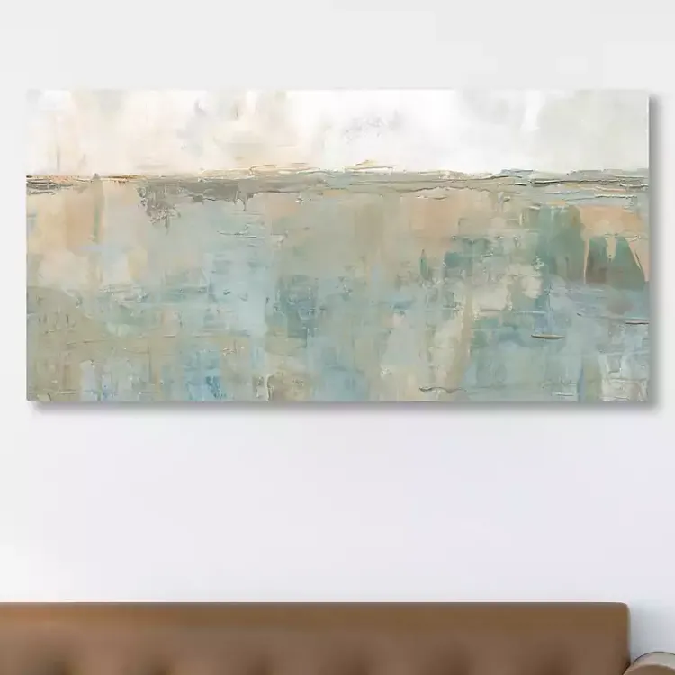 Kirklands Home Canvas Art|Distant Field Giclee Canvas Art Print Green