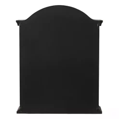 Kirklands Home Wall Storage|Distressed Black Wood Wall Cabinet