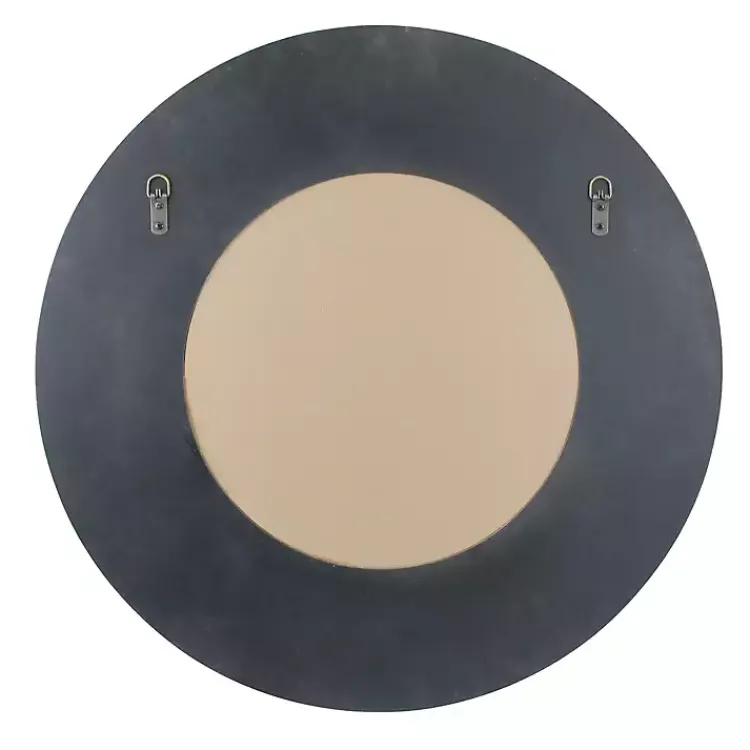 Kirklands Home Decorative Mirrors|Distressed Wood Planked Frame Wall Mirror Brown