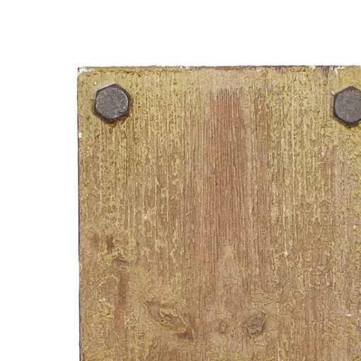 Sale Distressed Brown Wood Wall Sconces, Set of 2 Sconces