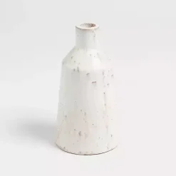 Best Distressed Cream Textured Terracotta Vase, 9 in. Vases