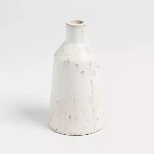 Best Distressed Cream Textured Terracotta Vase, 9 in. Vases