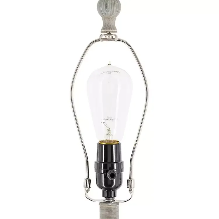 Kirklands Home Floor Lamps|Distressed Gray Hadlee Floor Lamp Tan