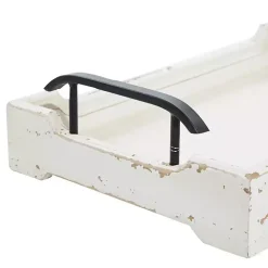 New Distressed Wood Trays, Set of 2 Decorative Trays