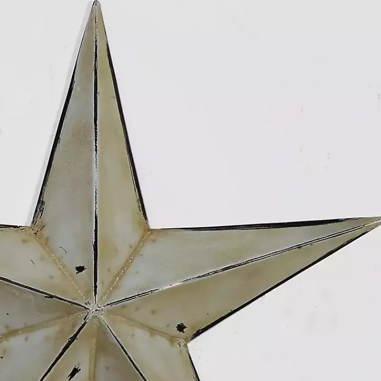 Kirklands Home Outdoor Wall Decor|Distressed Metal Stars 3-pc. Outdoor Plaque Set