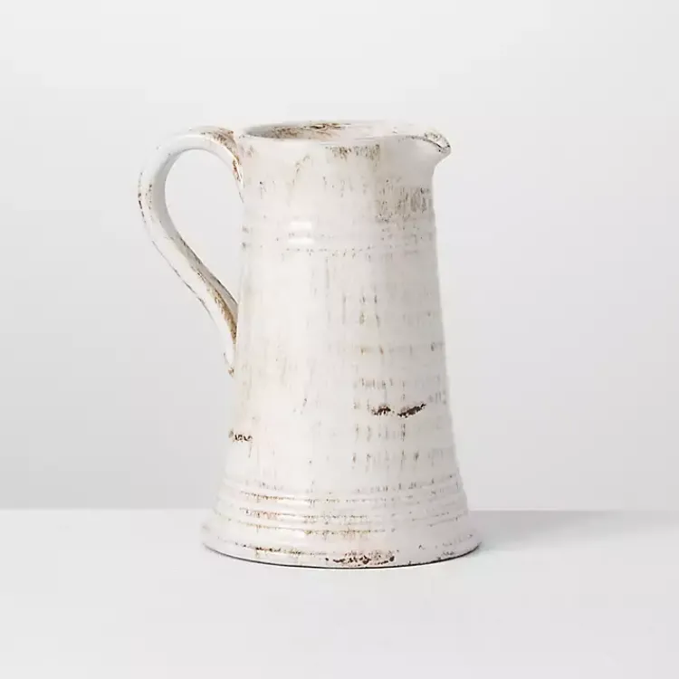 Discount Distressed Decorative Pitcher Vases