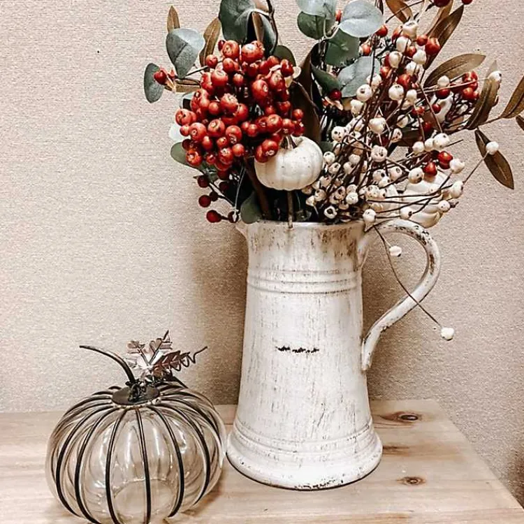 Discount Distressed Decorative Pitcher Vases