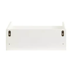 Kirklands Home Accent & End Tables|Distressed Drawer Kitt Floating Side Table White