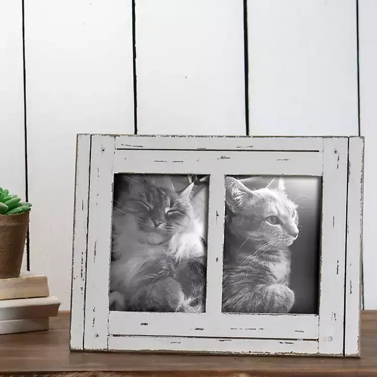 New Distressed Whitewashed Collage Picture Frame Collage Frames