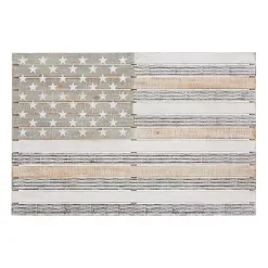 Kirklands Home Wall Plaques|Distressed Wood American Flag Wall Plaque