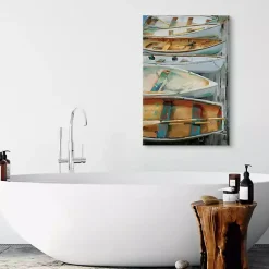 Kirklands Home Canvas Art|Dockside Canvas Art Print Multi