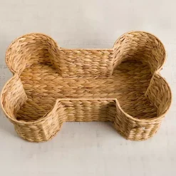 Discount Dog Bone Natural Hyacinth Basket Baskets & Boxes