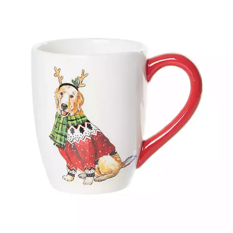 Clearance Dog Christmas Sweater Mugs, Set of 2 Christmas Dining & Entertaining