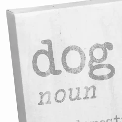 Kirklands Home Wall Quotes & Signs|Dog Definition Canvas Art Print White
