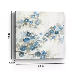 Kirklands Home Canvas Art|Dogwood in I Giclee Canvas Art Print Blue