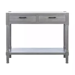 Kirklands Home Console Tables|Dove Turned Leg Rustic Console Table Gray