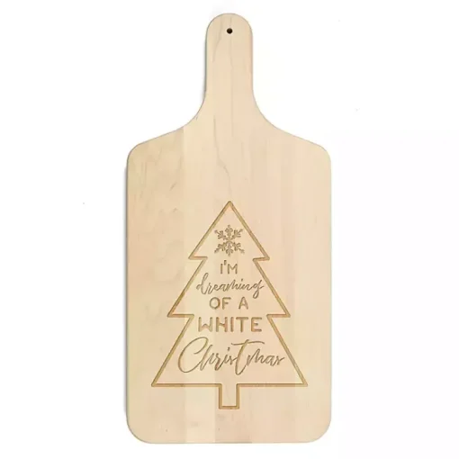 New Dreaming of a White Christmas Cutting Board Christmas Dining & Entertaining
