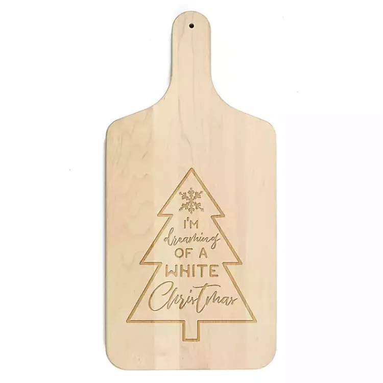 New Dreaming of a White Christmas Cutting Board Christmas Dining & Entertaining