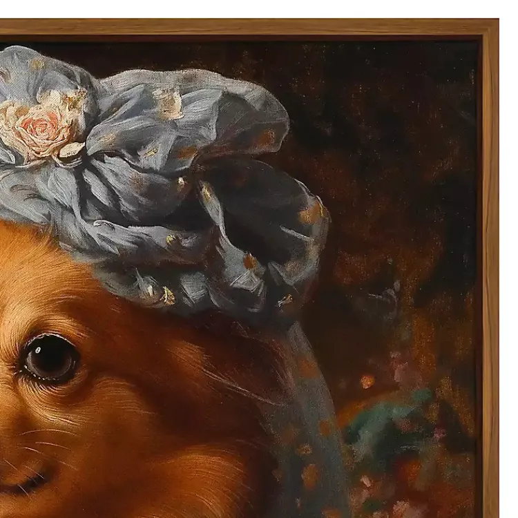 Kirklands Home Canvas Art|Duchess Daphne Daintypaws Framed Art Print Multi
