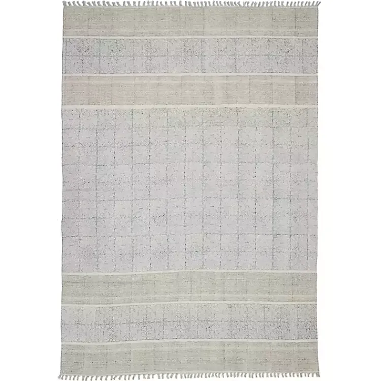 Kirklands Home Area Rugs|Dune Stone Geometric Area Rug, 7x10 Blue