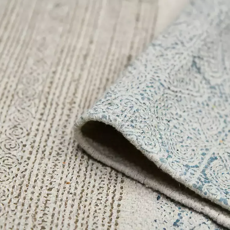 Kirklands Home Area Rugs|Dune Stone Geometric Area Rug, 7x10 Blue