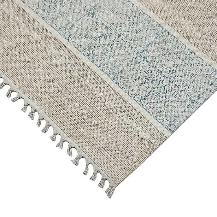 Kirklands Home Area Rugs|Dune Stone Geometric Area Rug, 7x10 Blue