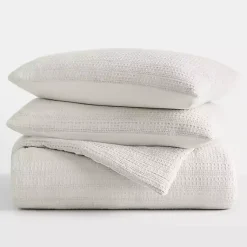 Kirklands Home Comforters|Dune Waffle Ultra-Soft 3-pc. Queen Comforter Set Tan