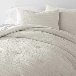 Kirklands Home Comforters|Dune Waffle Ultra-Soft 3-pc. Queen Comforter Set Tan