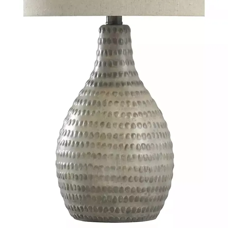 Kirklands Home Table Lamps|Earth Tone Oak Table Lamp Gray