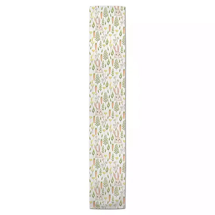 Best Easter Bunnies and Carrots Table Runner, 90 in. Easter Decorations